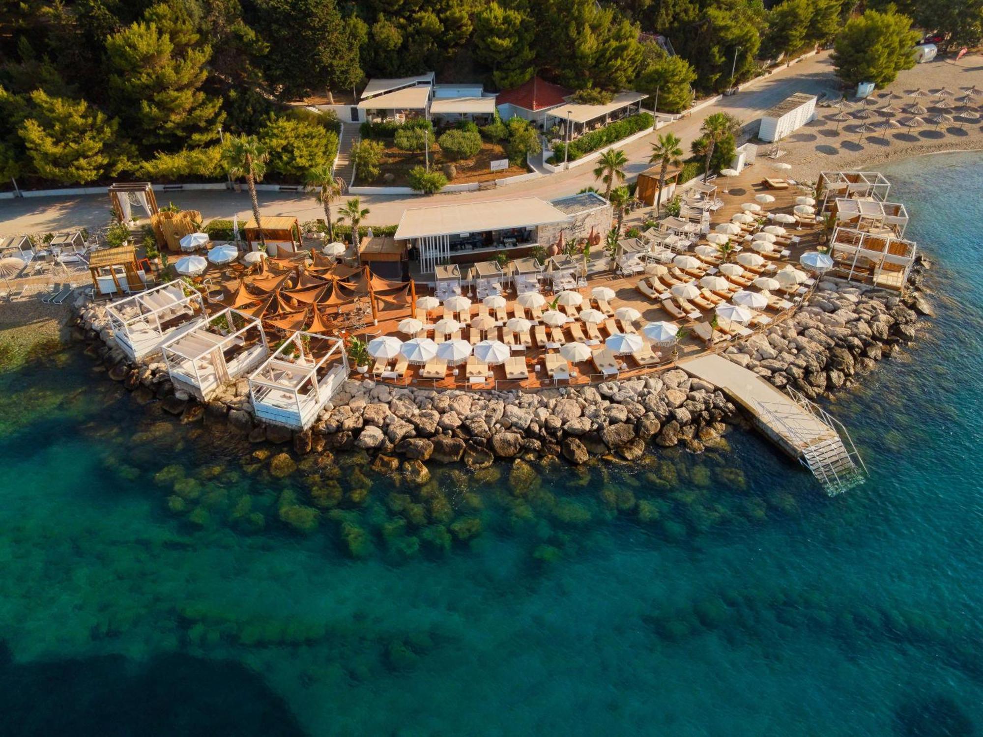 Radisson Blu Resort & Spa Split Luaran gambar Aerial view of the beach