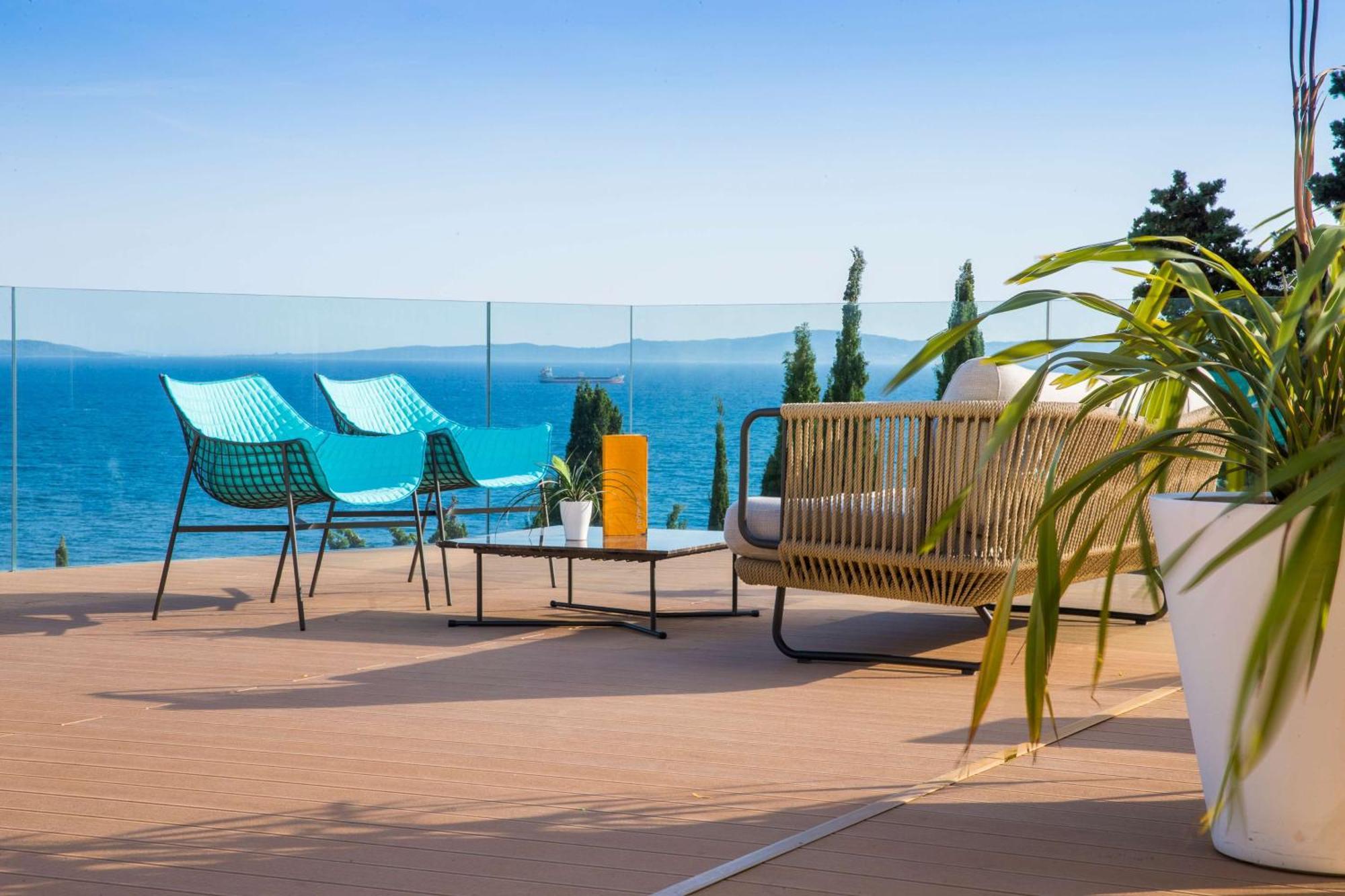 Radisson Blu Resort & Spa Split Luaran gambar The view from the rooftop
