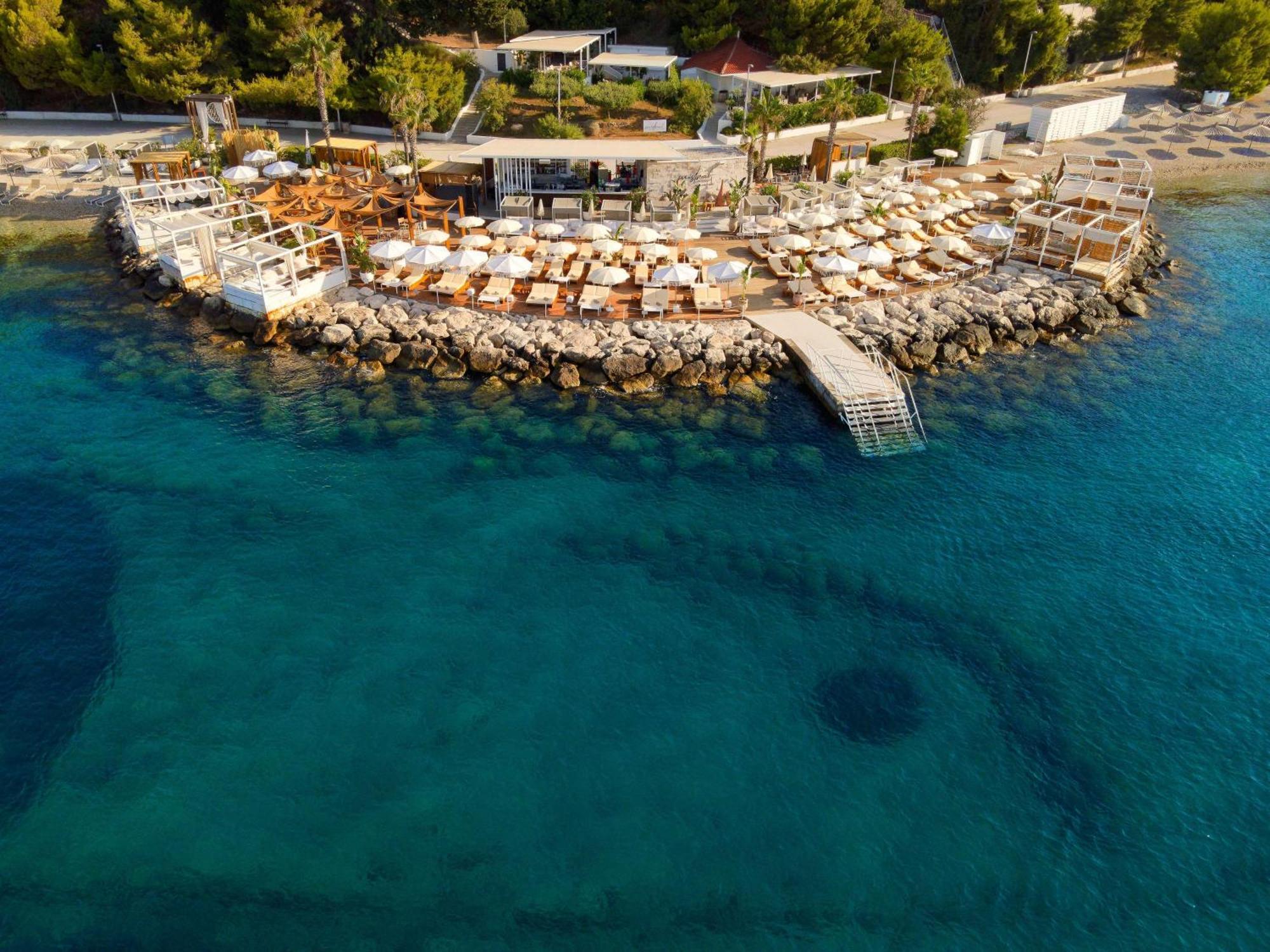 Radisson Blu Resort & Spa Split Luaran gambar Aerial view of the beach